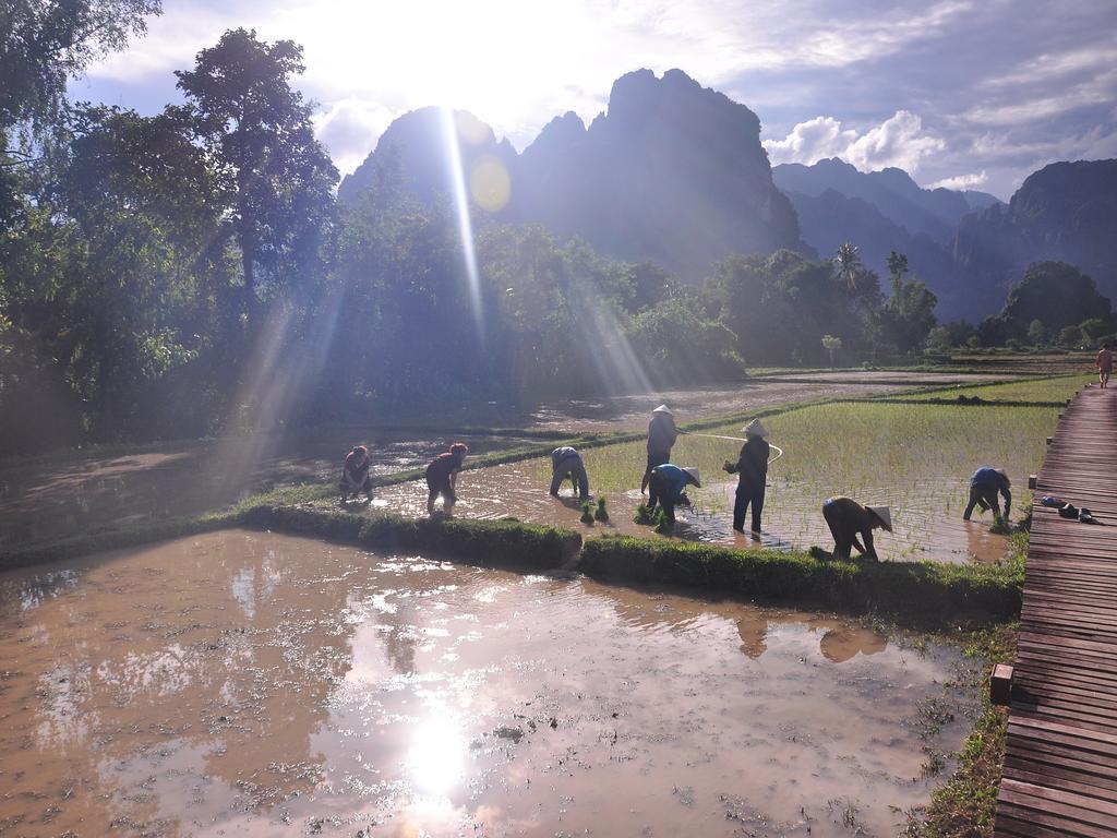 Viengtara Vangvieng Resort Vangviang Kültér fotó